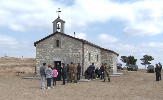 Մեխակավան (Ջեբրայիլ) բնակավայրում օծվել է Զորավոր Սուրբ Աստվածածին եկեղեցին