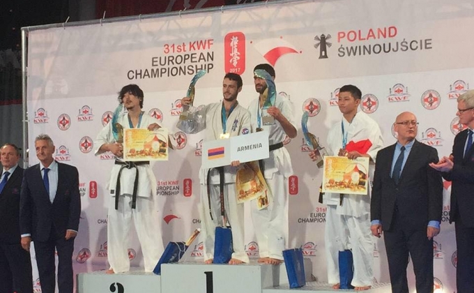 Артур Арушанян из Арцаха стал чемпионом Европы по киокушин-карате