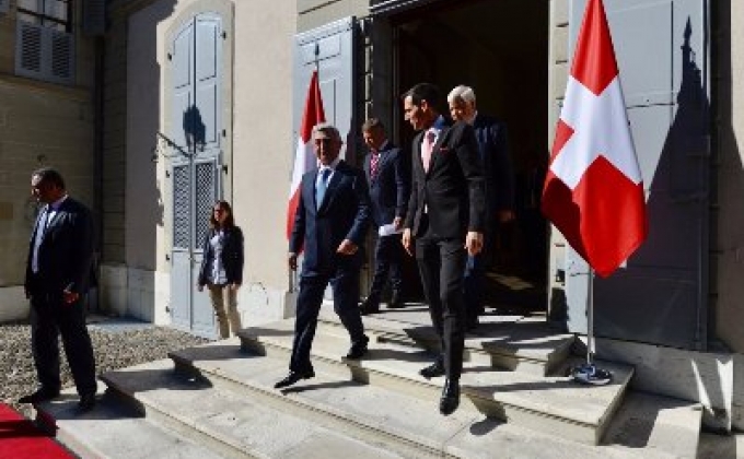 Серж Саргсян после переговоров с Ильхамом Алиевым отправился в посольство Армении в Швейцарии