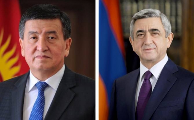 ՀՀ Նախագահը շնորհավորական ուղերձ է հղել Ղրղզստանի նորընտիր նախագահին