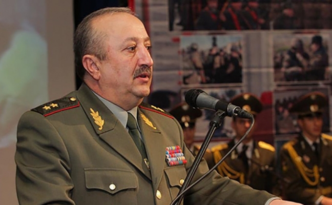 Armenia army chief travels to US