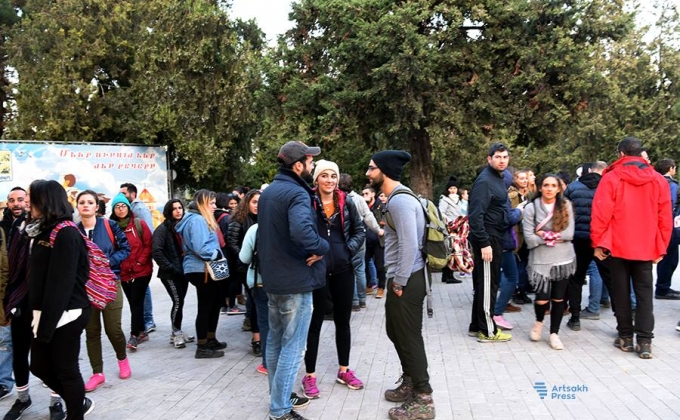 Members of  Depi Hayk  Foundation are in Artsakh