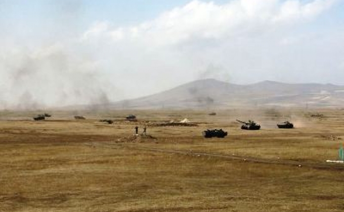 На российской базе в Армении проходят тактические учения для проверки боеготовности