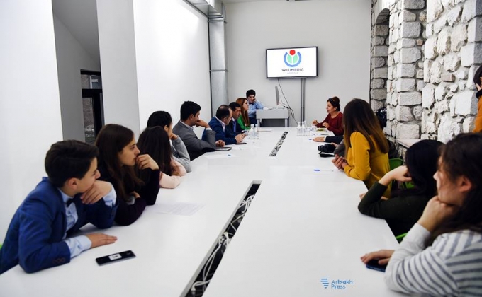 Successes and Further Projects were discussed at Stepanakert's Wiki Club
