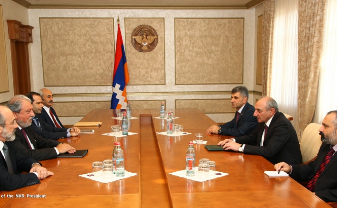  Bako Sahakyan received the delegation of the ARI organization