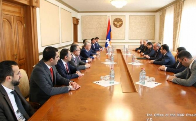 Bako Sahakyan received heads of a group of leading Armenian banks