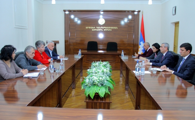 NKR FM Met with Members of the Standing Committee on Foreign Relations of the National Assembly of Artsakh