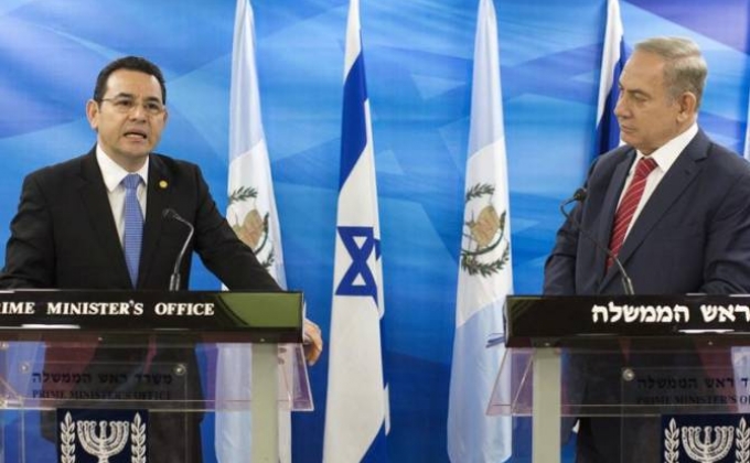 Guatemala to move embassy in Israel from Tel Aviv to Jerusalem