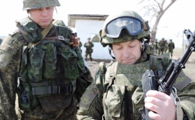 Հայաստանի ռուսական ռազմակայանի զինծառայողները որակավորման ատեստացիա են անցնում