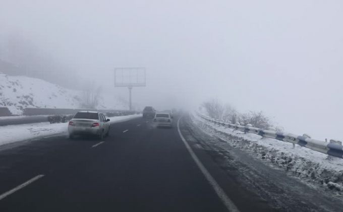 Some highways difficult to pass in Armenia
