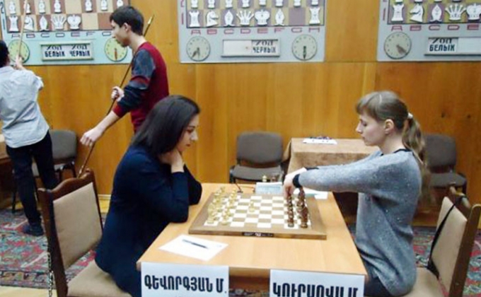 Мария Курсова и Анна Саркисян продолжают лидировать на женском чемпионате Армении по шахматам