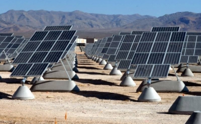 The first solar power station to be built in Artsakh with foreign investments