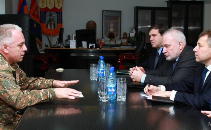 OSCE Minsk Group Co-Chairs meet with Artsakh’s defense minister in Stepanakert