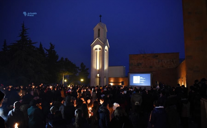 Victims of Sumgait pogroms commemorated in Stepanakert (Photos)
