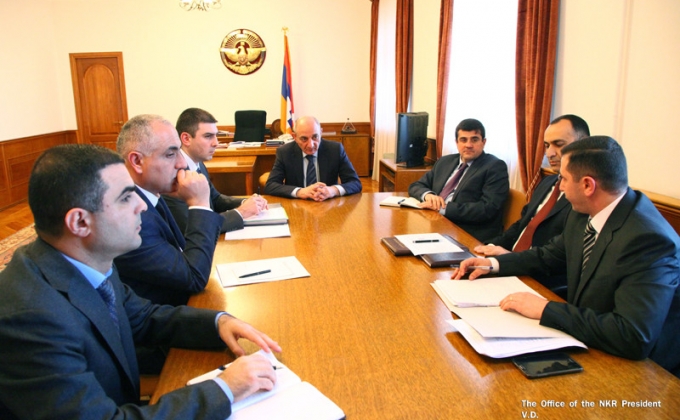 Artsakh President holds working consultation