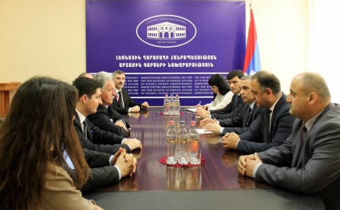 Foreign Minister of Artsakh Received the Delegation of Bouc-Bel-Air City of France