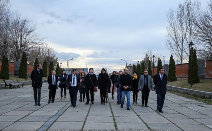 Delegation of French city of Lyon visits Yerevan’s Lyon park