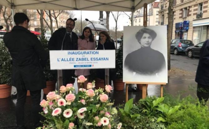 Paris dedicates alley to Armenian writer and activist Zabel Yesayan
