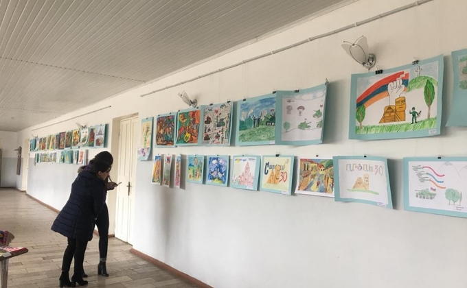 Painting competition dedicated to 30th anniversary of Artsakh Movement organized in Hadrut