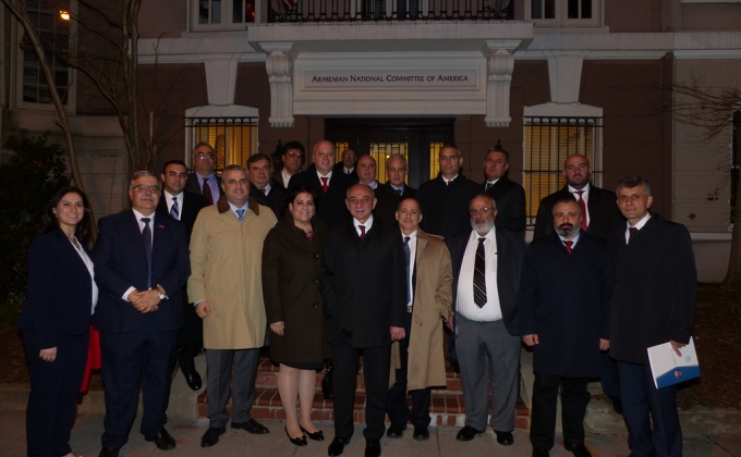 Бако Саакян посетил Армянский национальный комитет Америки (АНКА)