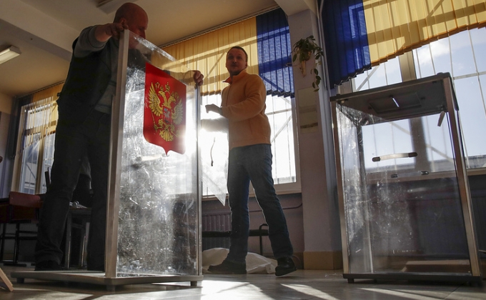 Russian nationals will not be able to cast votes at March 18 presidential polls in Ukraine

