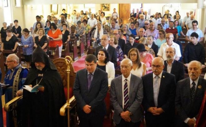 Artsakh State Minister, NSW premier participate in the event of Armenian Missionary Association