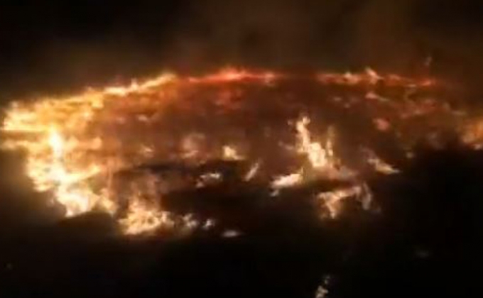 Large fire breaks out in Armenia national park