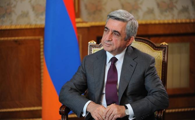 Parliamentary system to enable faster economic development in Armenia, says Serzh Sargsyan