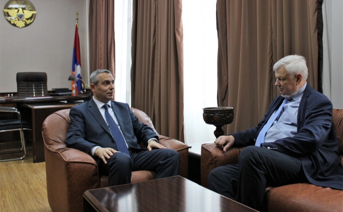 Artsakh FM receives Personal Representative of  OSCE Chairperson-in-Office