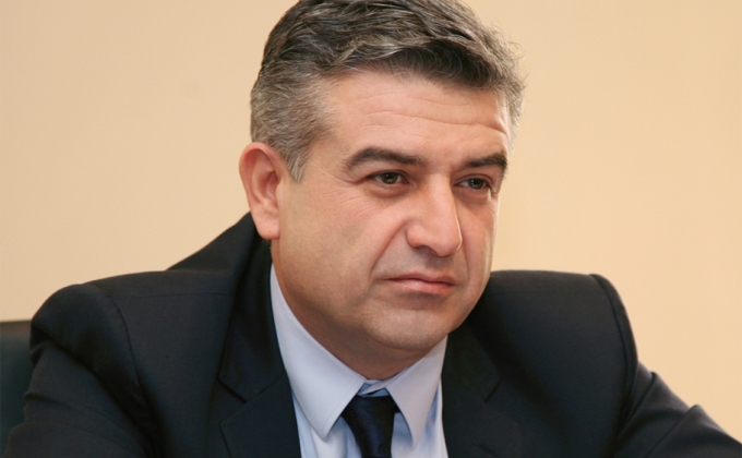 President Sarkissian signs decree on appointing Karen Karapetyan First Deputy Prime Minister