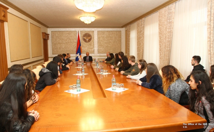 President highlights regular and frequent visits of  Diaspora youth to Artsakh