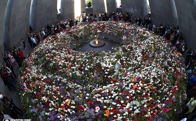 Armenians worldwide commemorate 103rd anniversary of Armenian Genocide