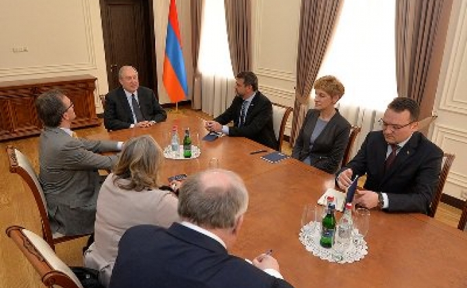 Президент Армении принял послов ряда европейских стран
