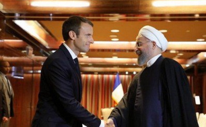 Macron, Rouhani agree to work on saving Iran nuclear deal