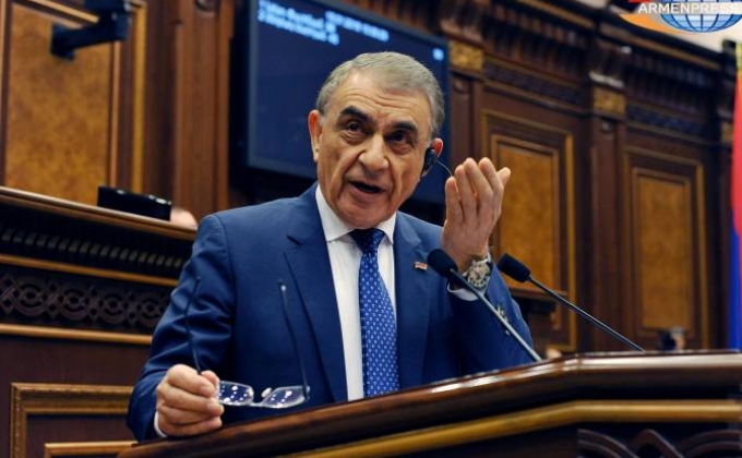 Спикер парламента Армении покинул заседание во время речи Пашиняна
