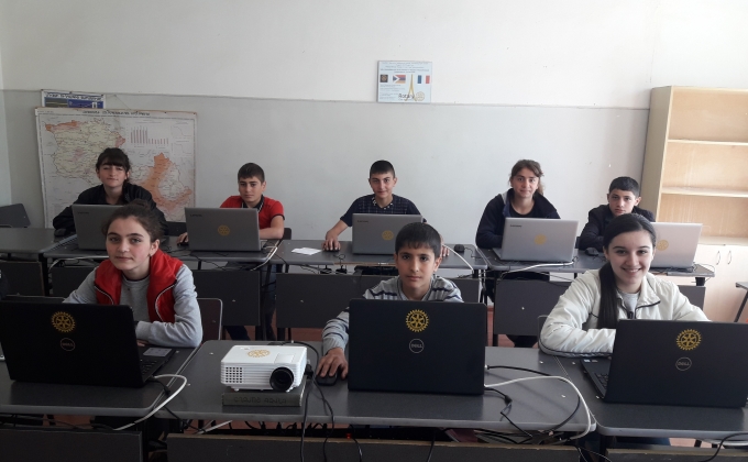Artsakh village's school has new computer cabinet
