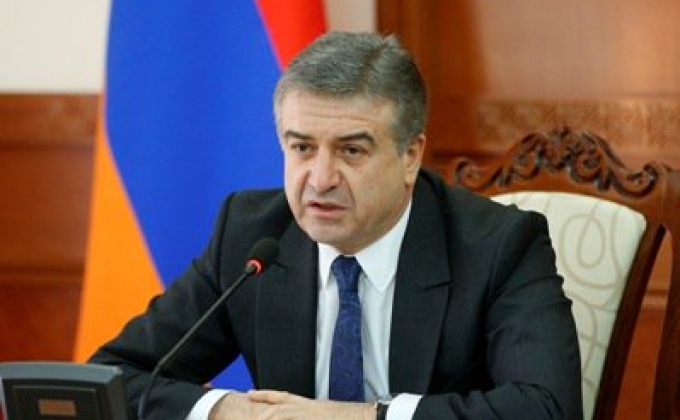‘PM can be elected only in Parliament’ – acting Prime Minister Karen Karapetyan