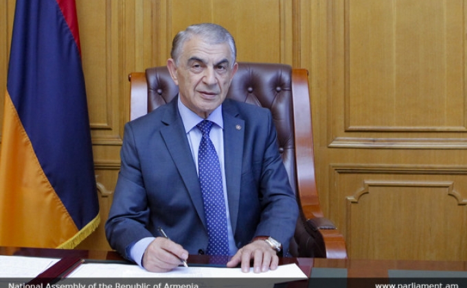 Speaker of Parliament Babloyan congratulates on Shushi Liberation and Victory Day