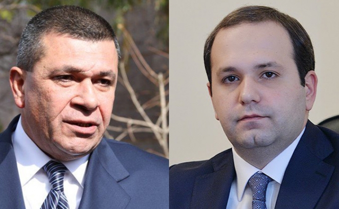 Президент Армении уволил начальника Полиции Владимира Гаспаряна и директора СНБ Георгия Кутояна
