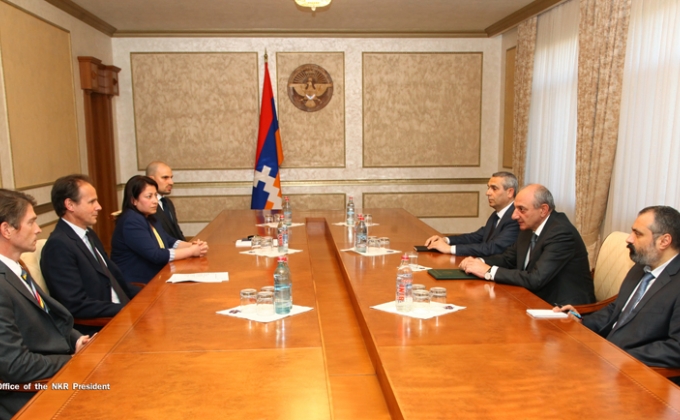 Artsakh President receives chief executive officer of  