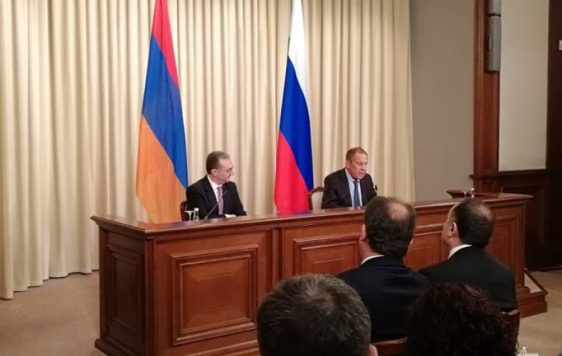 FMs Zohrab Mnatsakanyan and Sergey Lavrov discuss issues relating to Armenian citizens working in Russia