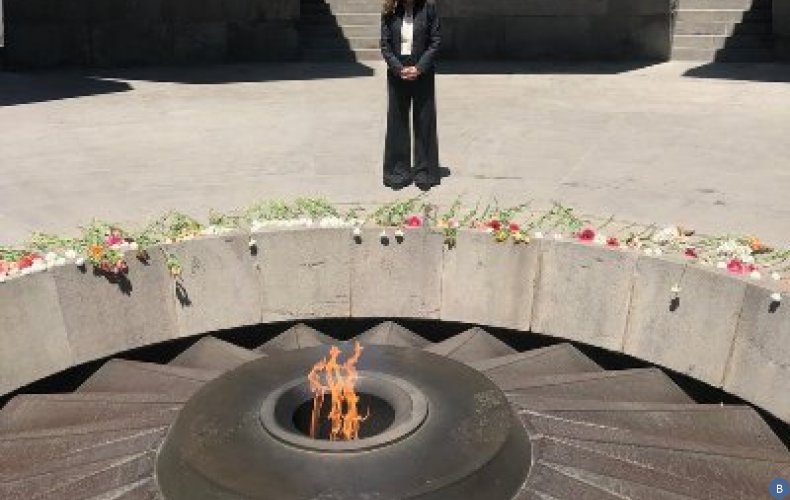 Саманта Пауэр посетила Мемориал памяти жертв Геноцида армян
