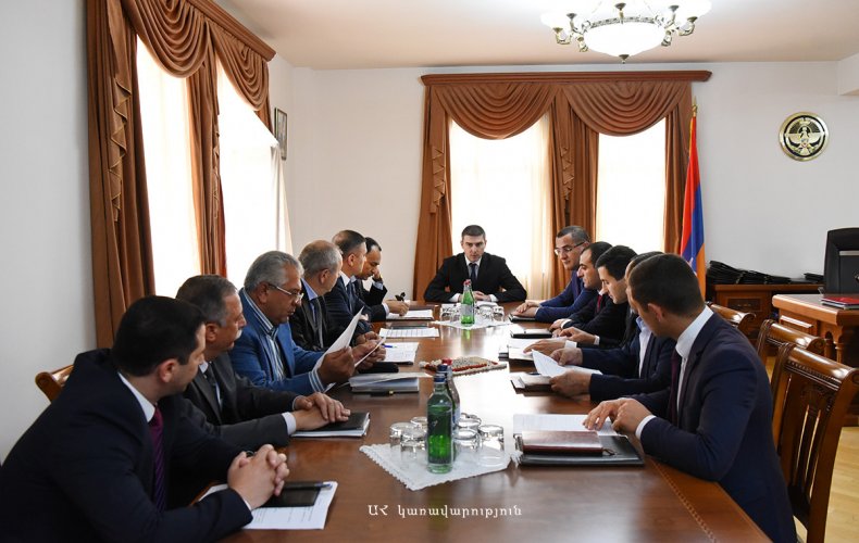 Artsakh State Minister chaired working consultation