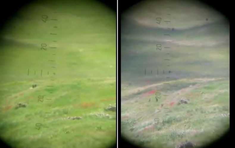 Video of Azerbaijanis’ visiting graves at village under Armenia control is posted on internet
