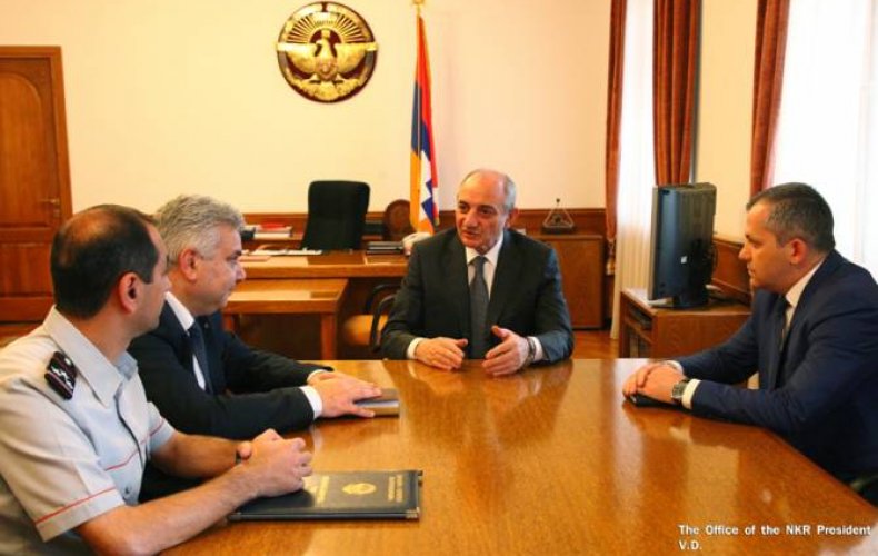 Artsakh President convokes working consultation with heads of  law enforcement bodies