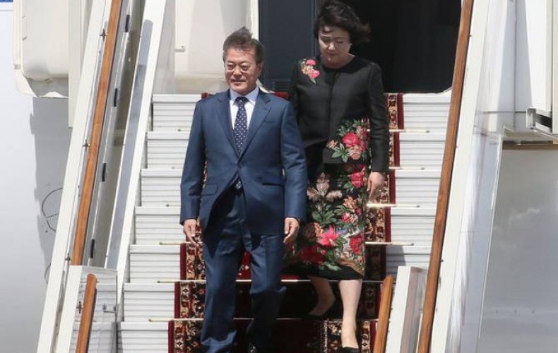 South Korean President arrives in Moscow