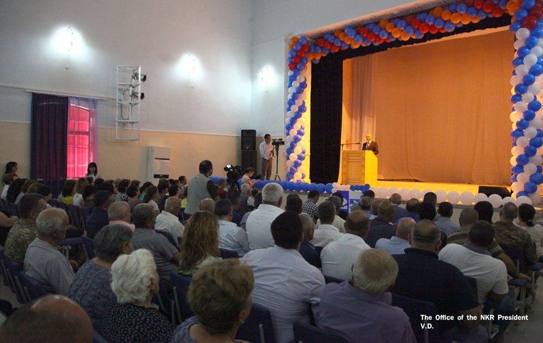Artsakh head participates in events devoted to 25th anniversary of Martakert's liberation
