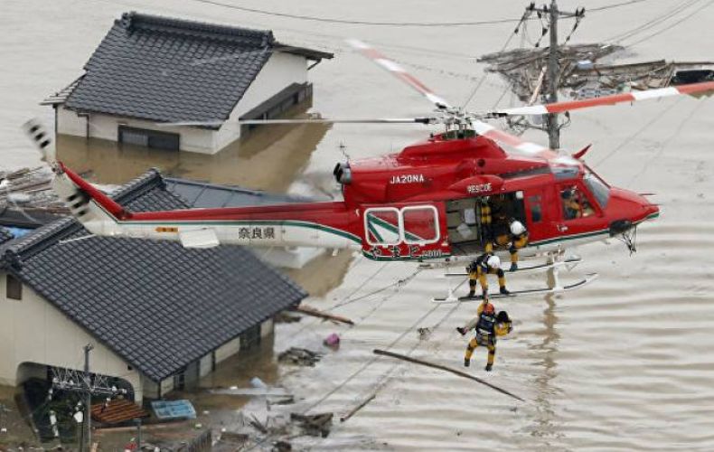 Ճապոնիայում հորդառատ անձրեւների հետեւանքով 3 մլն մարդ կէվակուացվի
