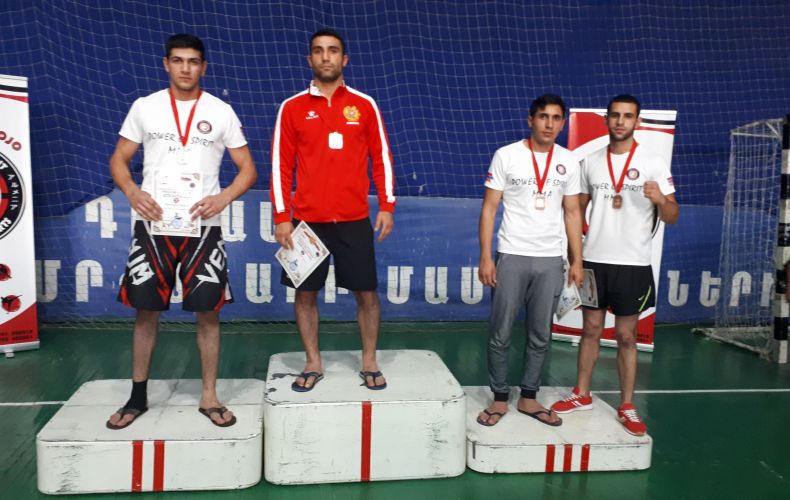 Artsakh athletes return from Armenia MMA tournament with medals