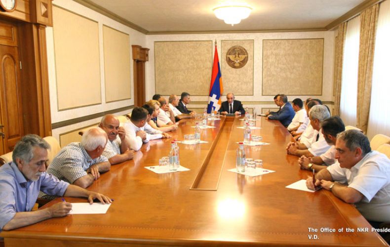 President of Artsakh meets with representatives of ARF Party